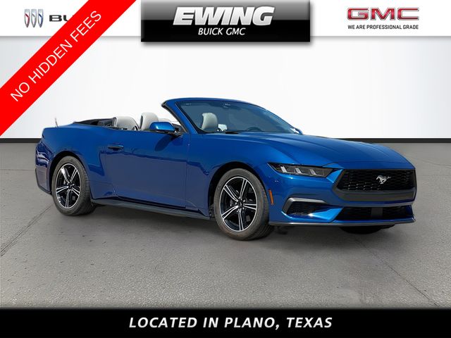 Blue Metallic 2024 Ford Mustang Convertible Rear-Wheel Drive Automatic