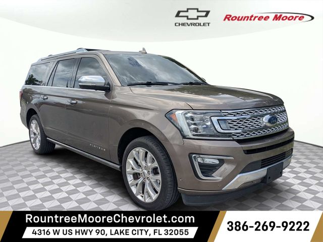 Stone Gray Metallic 2019 Ford Expedition MAX Platinum RWD SUV / Crossover 4X2 Automatic