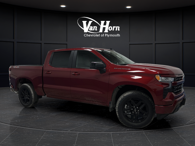 Radiant Red Tintcoat 2026 Chevrolet Silverado 1500 RST Crew Cab 4WD Pickup Truck Four-Wheel Drive Automatic