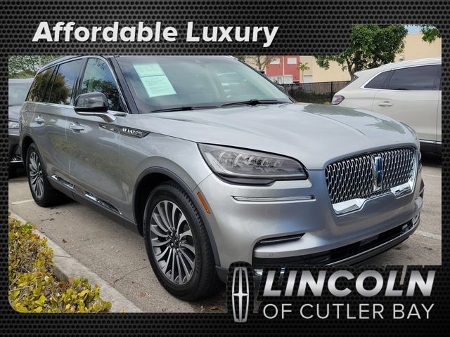 Silver Radiance Metallic Clearcoat 2023 Lincoln Aviator Standard RWD SUV / Crossover Rear-Wheel Drive Automatic