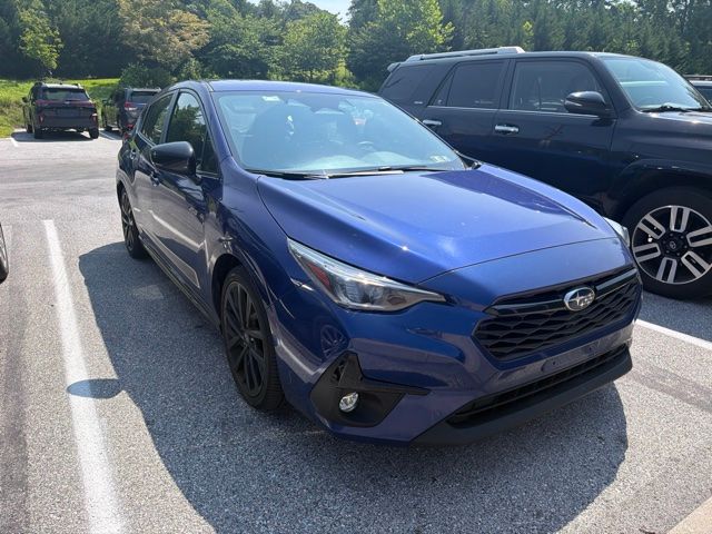 Sapphire Blue Pearl 2024 Subaru Impreza Wagon All-Wheel Drive Continuously Variable Transmission