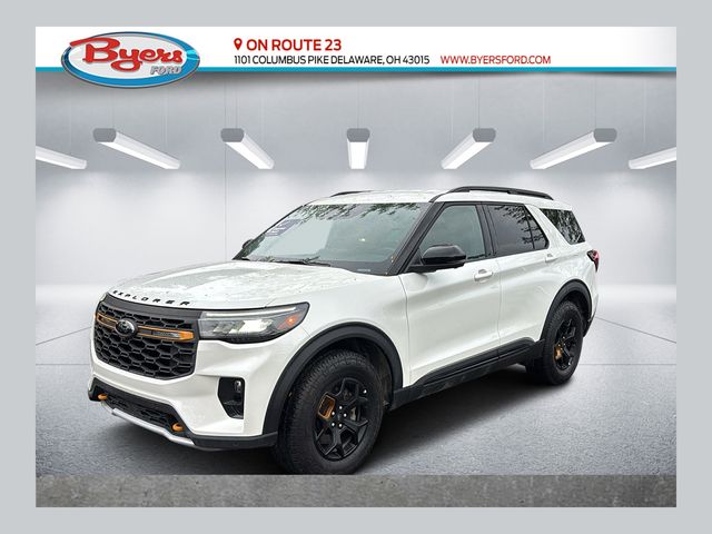 White Metallic 2026 Ford Explorer SUV / Crossover All-Wheel Drive Automatic