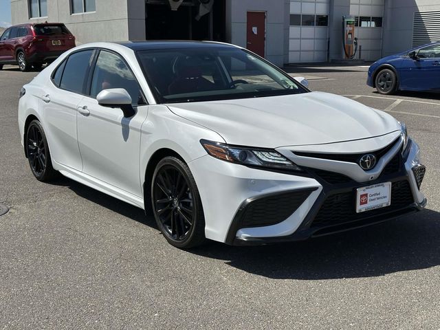 Wind Chill Pearl/Midnight Black Metallic 2024 Toyota Camry XSE AWD Sedan All-Wheel Drive 8-Speed Automatic