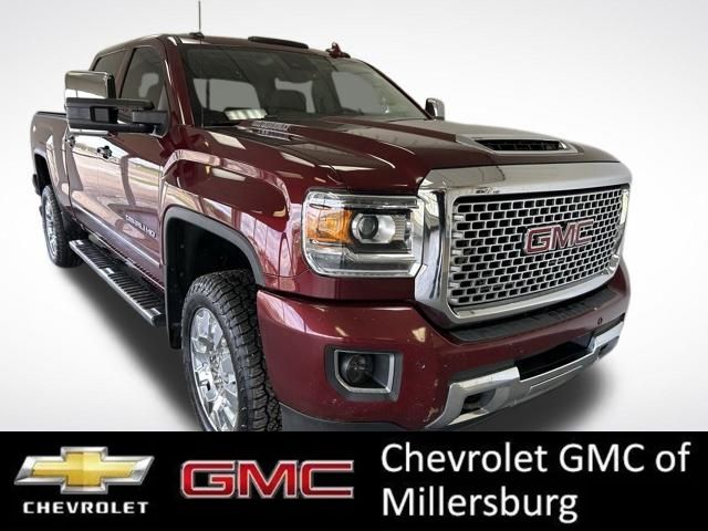 Deep Garnet Metallic 2017 GMC Sierra 2500HD Denali Crew Cab SB 4WD Pickup Truck Four-Wheel Drive 6-Speed Automatic