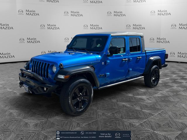 Hydro Blue Pearlcoat 2020 Jeep Gladiator Sport Crew Cab 4WD Pickup Truck Four-Wheel Drive 8-Speed Automatic
