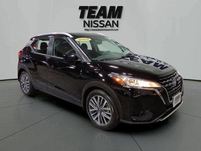 Super Black 2023 Nissan Kicks SV FWD SUV / Crossover Front-Wheel Drive Continuously Variable Transmission