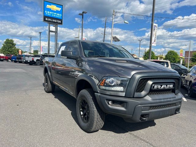 Gray (Granite Crystal Metallic Clearcoat) 2018 RAM 1500 Rebel Crew Cab 4WD Pickup Truck Four-Wheel Drive 8-Speed Automatic