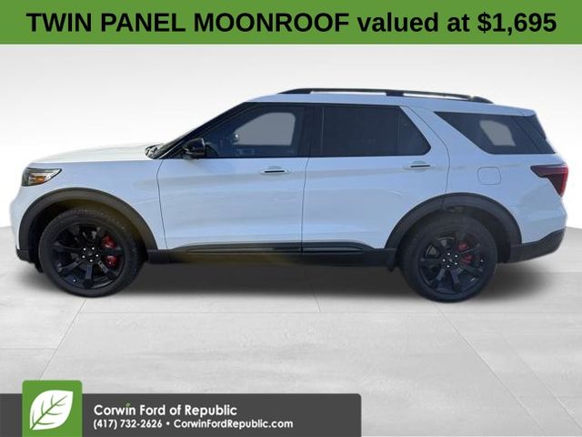 White 2020 Ford Explorer ST AWD SUV / Crossover All-Wheel Drive Automatic