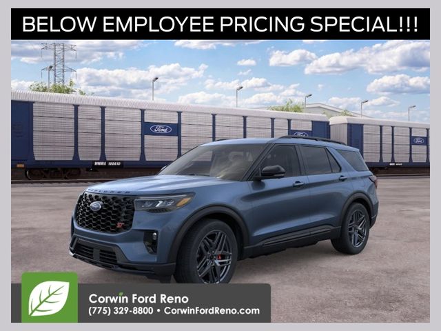 Vapor Blue Metallic 2026 Ford Explorer SUV / Crossover All-Wheel Drive Automatic