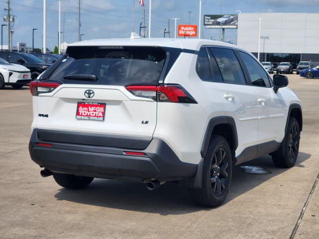 2025 Toyota RAV4 LE White at Gullo Toyota
