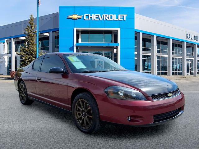Sport Red Metallic 2006 Chevrolet Monte Carlo 3.9L LT FWD Coupe Front-Wheel Drive 4-Speed Automatic Overdrive