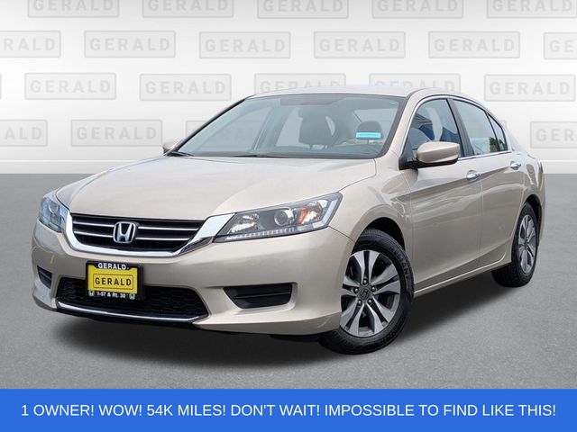 Champagne Frost Pearl 2014 Honda Accord LX Sedan Front-Wheel Drive Continuously Variable Transmission