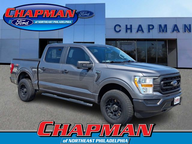 Gray Metallic 2022 Ford F-150 Pickup Truck Four-Wheel Drive Automatic