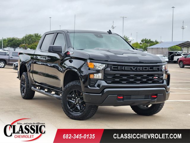 Black 2024 Chevrolet Silverado 1500 Pickup Truck Four-Wheel Drive Automatic