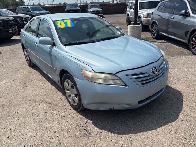 Blue 2007 Toyota Camry LE V6 Sedan Front-Wheel Drive 6-Speed Automatic Overdrive