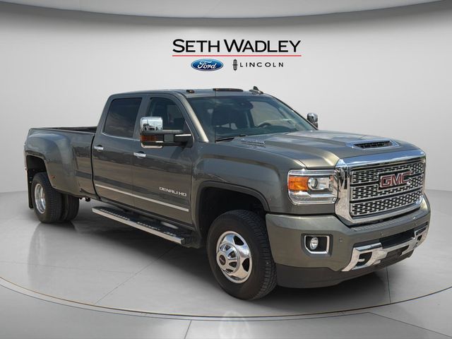 Mineral Metallic 2018 GMC Sierra 3500HD Denali Crew Cab LB DRW 4WD Pickup Truck Four-Wheel Drive 6-Speed Automatic