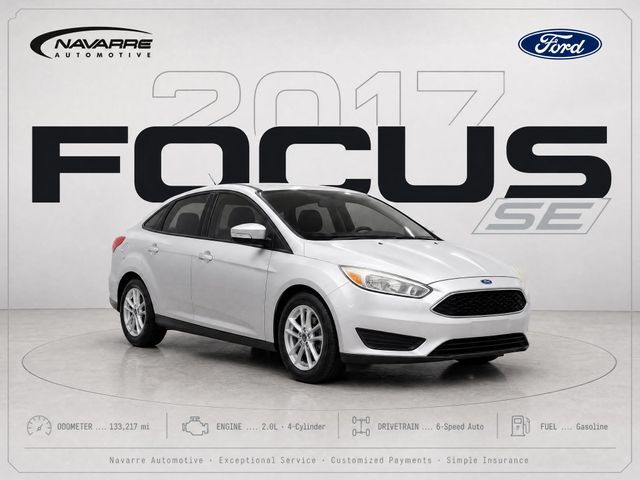 Ingot Silver 2017 Ford Focus Sedan Front-Wheel Drive 6-Speed Automatic