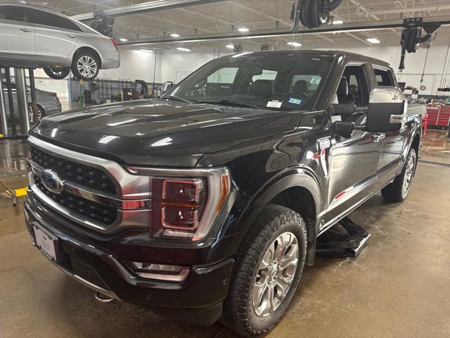 Black Metallic 2021 Ford F-150 Pickup Truck Four-Wheel Drive Automatic