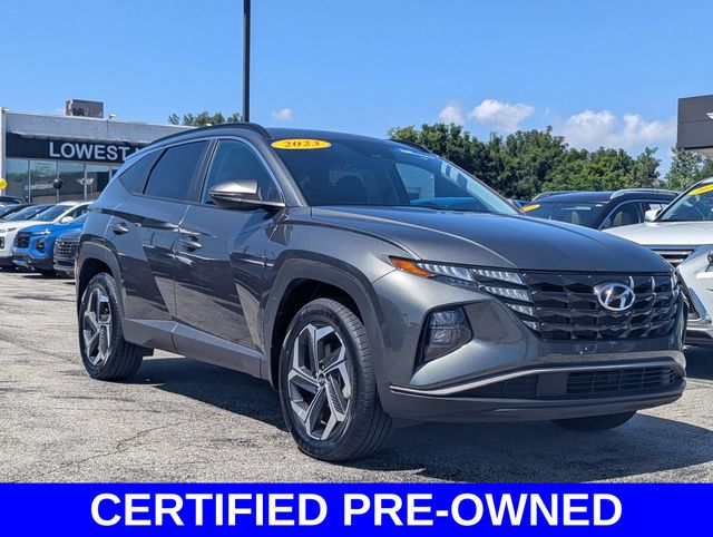 Amazon Gray 2023 Hyundai Tucson SUV / Crossover All-Wheel Drive 8-Speed Automatic