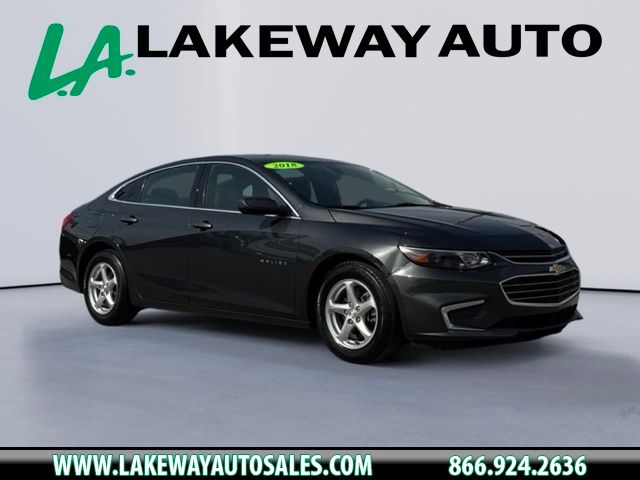 Nightfall Gray Metallic 2018 Chevrolet Malibu LS FWD Sedan Front-Wheel Drive 6-Speed Automatic