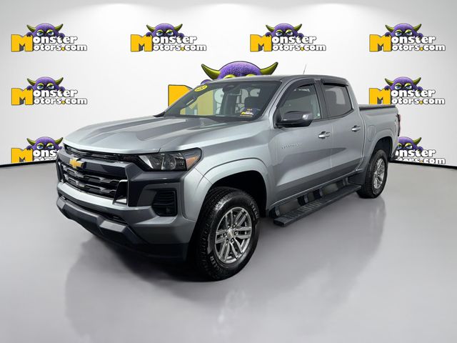 Gray 2023 Chevrolet Colorado LT Crew Cab 4WD Pickup Truck Four-Wheel Drive 8-Speed Automatic
