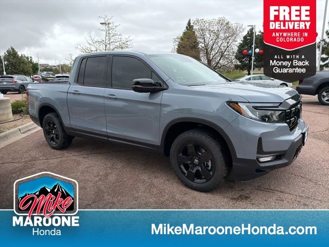Sonic Gray Pearl 2026 Honda Ridgeline Black Edition AWD Pickup Truck All-Wheel Drive 9-Speed Automatic