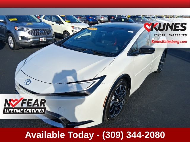 White (WIND CHILL PEARL) 2026 Toyota Prius Plug-In Hybrid Hatchback Front-Wheel Drive Continuously Variable Transmission