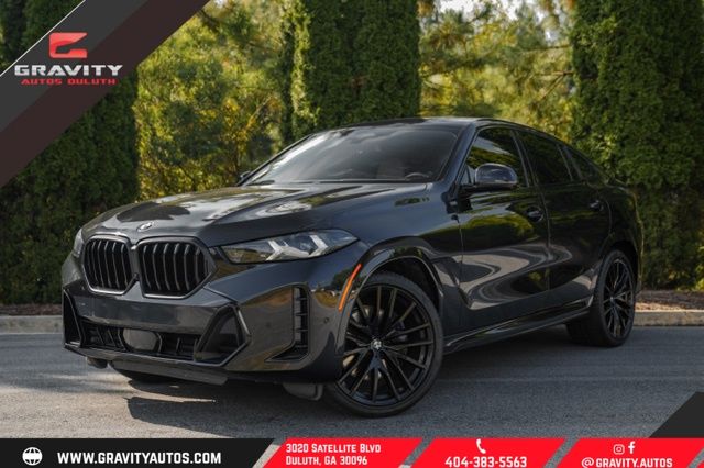 Black Sapphire Metallic 2024 BMW X6 SUV / Crossover All-Wheel Drive 8-Speed Automatic