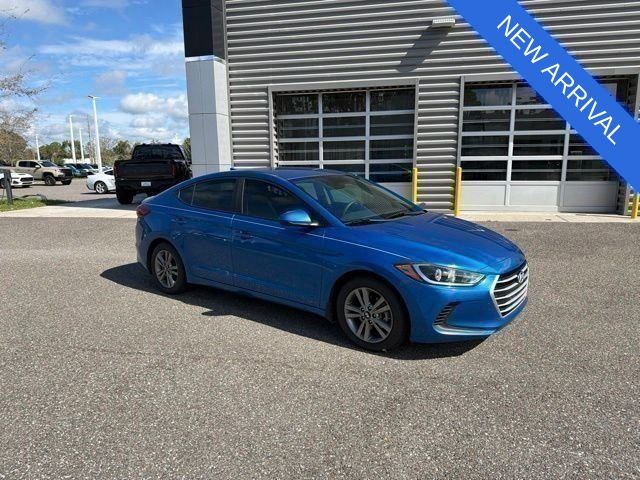 Electric Blue Metallic 2017 Hyundai Elantra Sedan Front-Wheel Drive 6-Speed Automatic