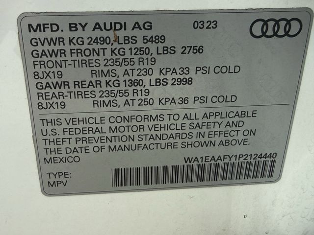 2023 Audi Q5 45 S line Premium Black at Genesis of Spring