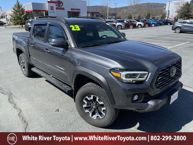 Magnetic Gray Metallic 2023 Toyota Tacoma TRD Off Road Double Cab 4WD Pickup Truck Four-Wheel Drive 6-Speed Automatic