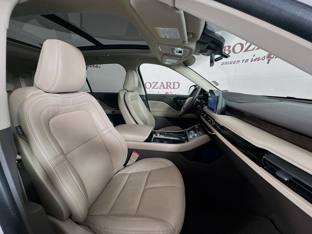 2022 Pristine White Metallic Tri-Coat Lincoln Aviator Reserve RWD SUV
