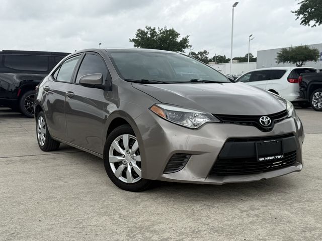 2015 Toyota Corolla LE Brown at Texan Dodge Chrysler Jeep Ram