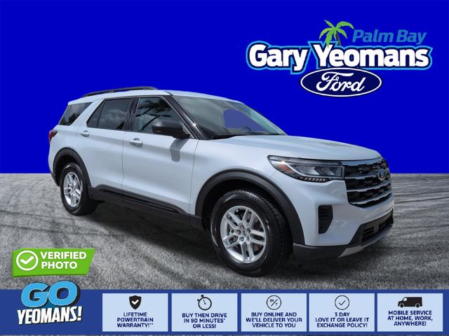Space White Metallic 2026 Ford Explorer SUV / Crossover Rear-Wheel Drive Automatic