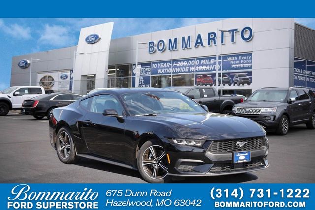 Shadow Black 2024 Ford Mustang Coupe Rear-Wheel Drive Automatic