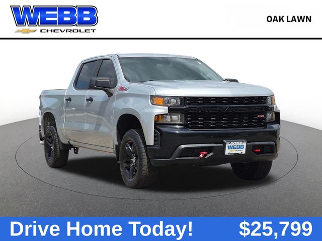 Silver Ice Metallic 2020 Chevrolet Silverado 1500 Pickup Truck Four-Wheel Drive 6-Speed Automatic Overdrive
