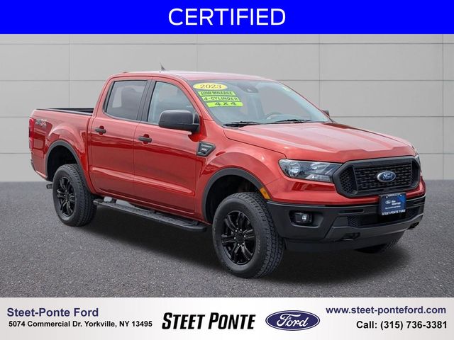 Chili Pepper Red 2023 Ford Ranger Pickup Truck Four-Wheel Drive Automatic
