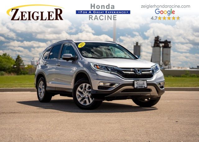 Alabaster Silver Metallic 2016 Honda CR-V EX-L AWD SUV / Crossover All-Wheel Drive Continuously Variable Transmission