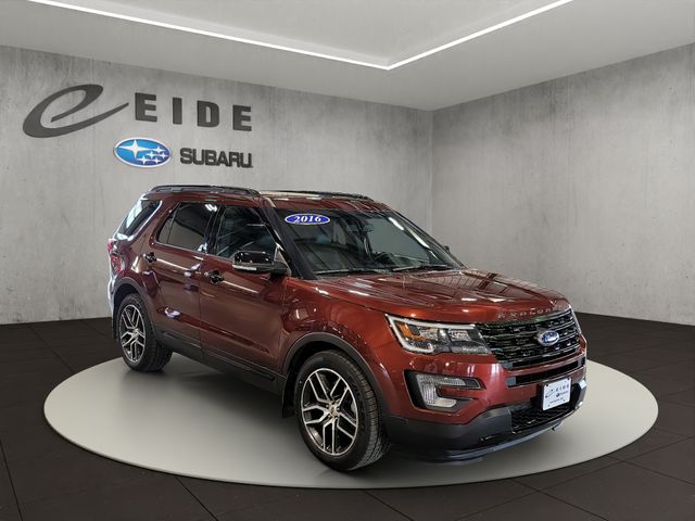 Bronze Fire Metallic Tinted Clearcoat 2016 Ford Explorer Sport 4WD SUV / Crossover All-Wheel Drive 6-Speed Automatic
