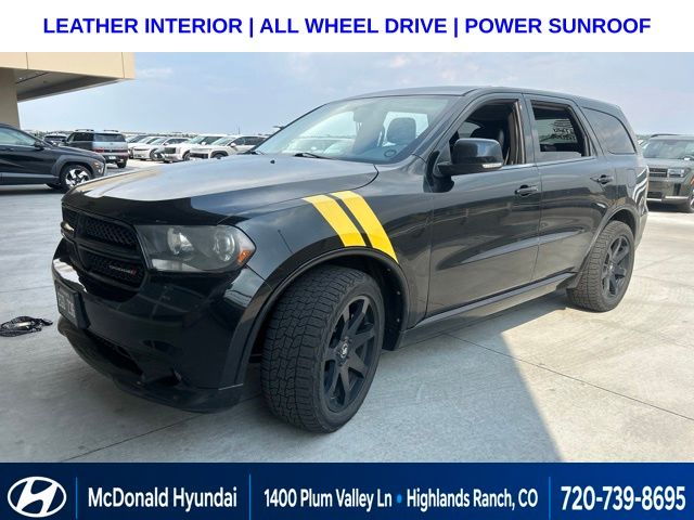 Brilliant Black Crystal Pearlcoat 2012 Dodge Durango SUV / Crossover 6-Speed Automatic