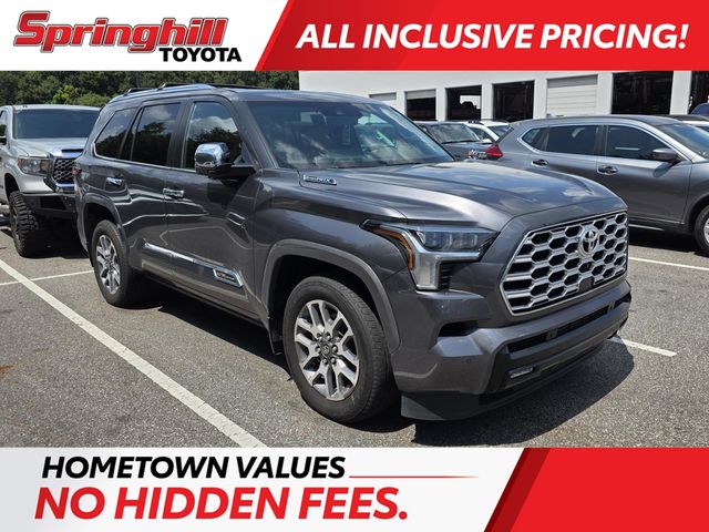 Magnetic Gray Metallic 2025 Toyota Sequoia SUV / Crossover Four-Wheel Drive Automatic
