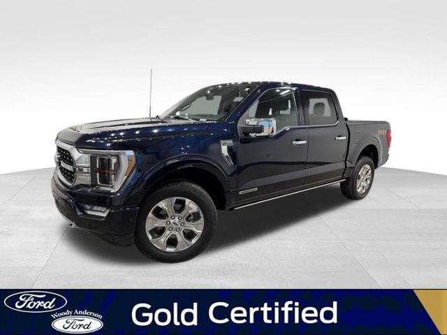 Antimatter Blue Metallic 2022 Ford F-150 Pickup Truck Four-Wheel Drive Automatic