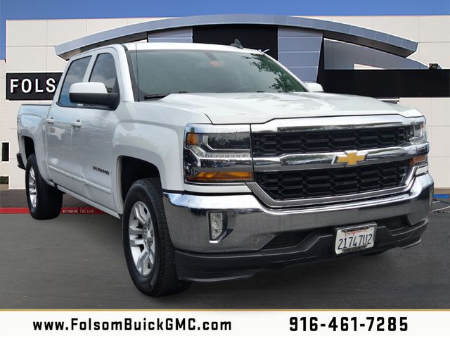 Summit White 2018 Chevrolet Silverado 1500 LT Crew Cab RWD Pickup Truck 4X2 6-Speed Automatic Overdrive