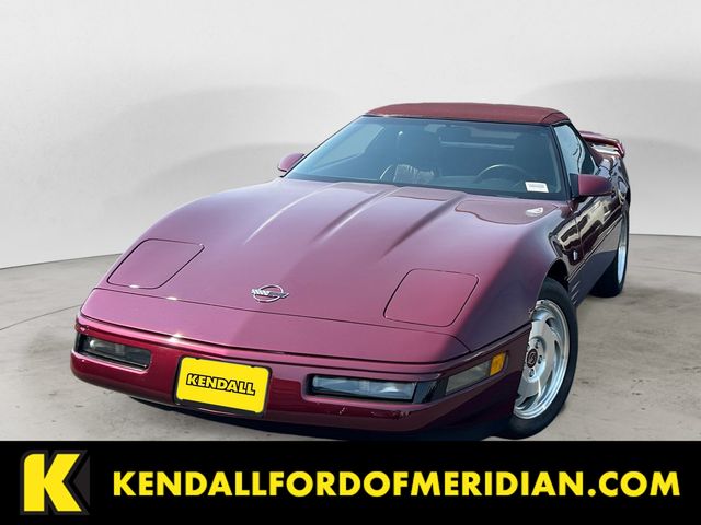 Red (Maroon) 1993 Chevrolet Corvette Convertible Rear-Wheel Drive 4-Speed Automatic