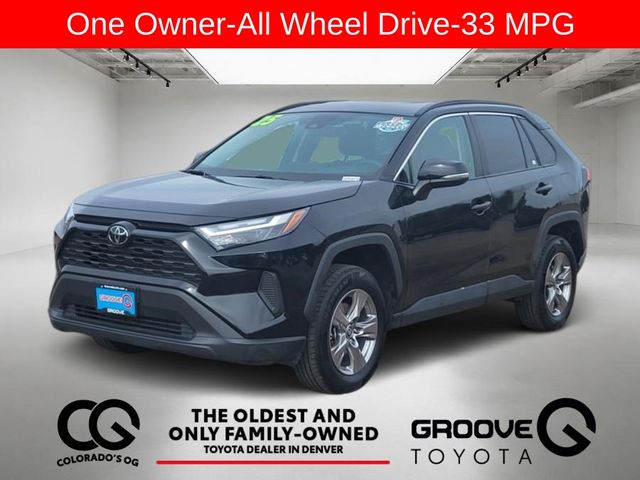 Midnight Black Metallic 2025 Toyota RAV4 SUV / Crossover All-Wheel Drive 8-Speed Automatic