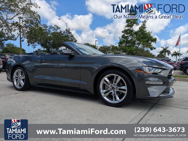 Gray (Magnetic Metallic) 2020 Ford Mustang Convertible Rear-Wheel Drive 6-Speed Manual