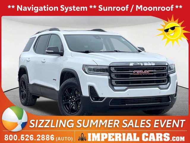 Summit White 2022 GMC Acadia SUV / Crossover Four-Wheel Drive 9-Speed Automatic