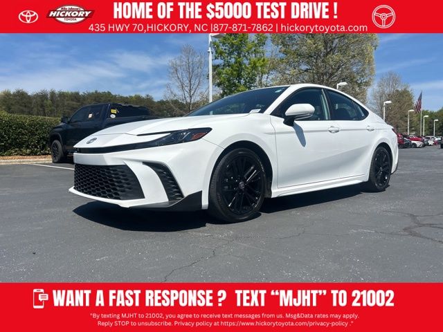 Ice 2025 Toyota Camry SE FWD Sedan Front-Wheel Drive Continuously Variable Transmission