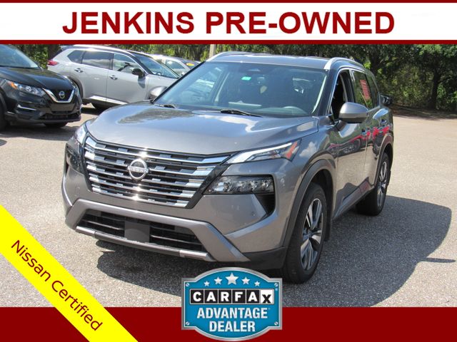 Gray (Gun Metallic) 2024 Nissan Rogue SUV / Crossover Front-Wheel Drive Continuously Variable Transmission