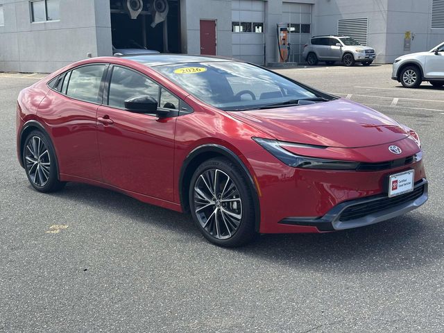 Red 2026 Toyota Prius Hatchback Front-Wheel Drive Continuously Variable Transmission